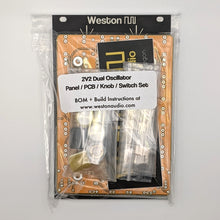 Load image into Gallery viewer, 2V2 Dual Oscillator Panel+PCB+Knobs+Switch+Button Caps Set